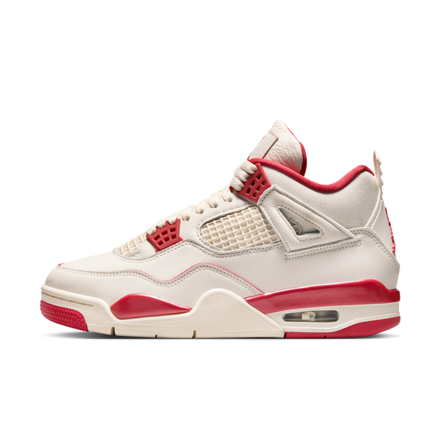 Nike WMNS Air Jordan 4 Retro - Pale Ivory/Sierra Red/Tough Red-Preorder Item-Navy Selected Shop