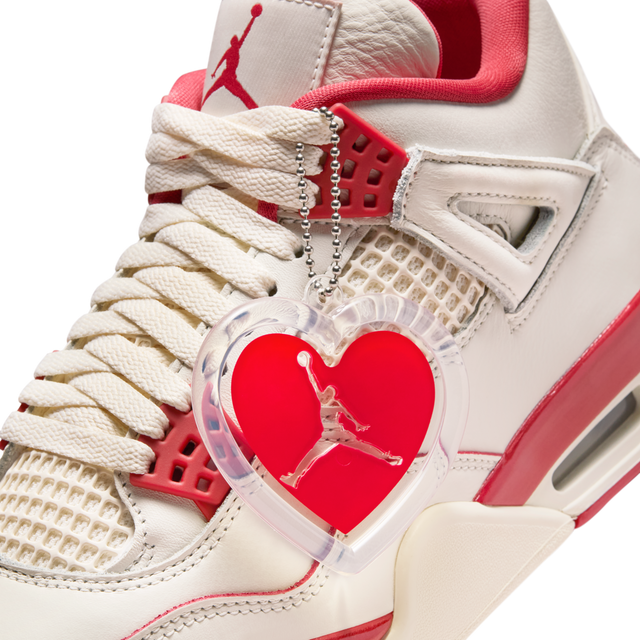 Nike WMNS Air Jordan 4 Retro - Pale Ivory/Sierra Red/Tough Red-Preorder Item-Navy Selected Shop