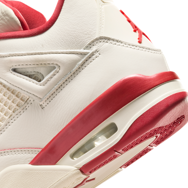 Nike WMNS Air Jordan 4 Retro - Pale Ivory/Sierra Red/Tough Red-Preorder Item-Navy Selected Shop