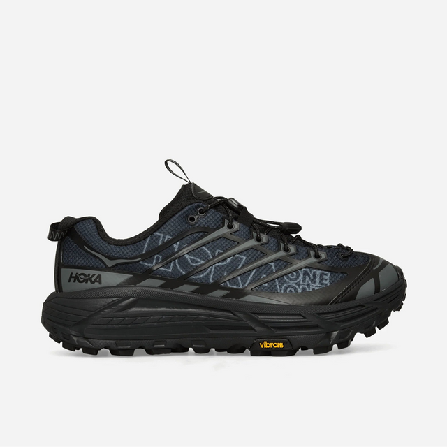 Hoka Mafate Three 2 Wordmark - Black/Outer Orbit-Preorder Item-Navy Selected Shop