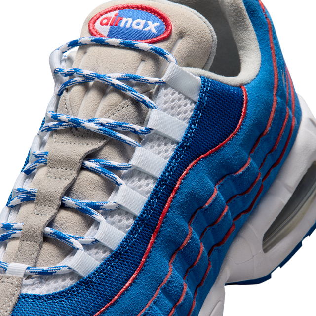 Nike Air Max 95 Big Bubble “Lawson” - Blue Sapphire/MTLC Silver/White/LT Smoke Grey/Action Red-Preorder Item-Navy Selected Shop