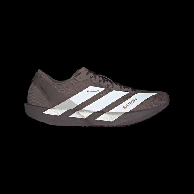Satisfy x adidas Adizero Adios - Brown/Pearl Met./Charcoal