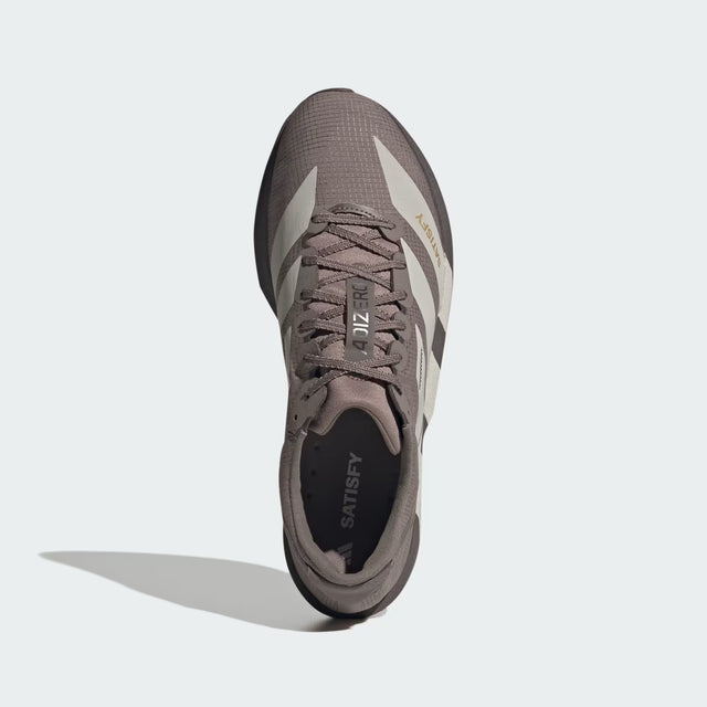 Satisfy x adidas Adizero Adios - Brown/Pearl Met./Charcoal