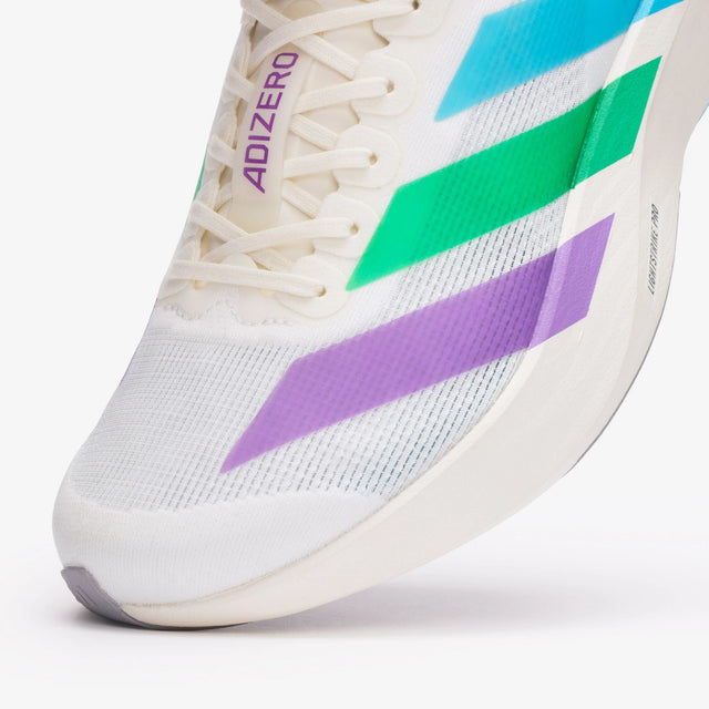 Sneakersnstuff x adidas Adizero Evo SL "Speed is Not a Sport" - Off White/Green/Lucid Aquamarine