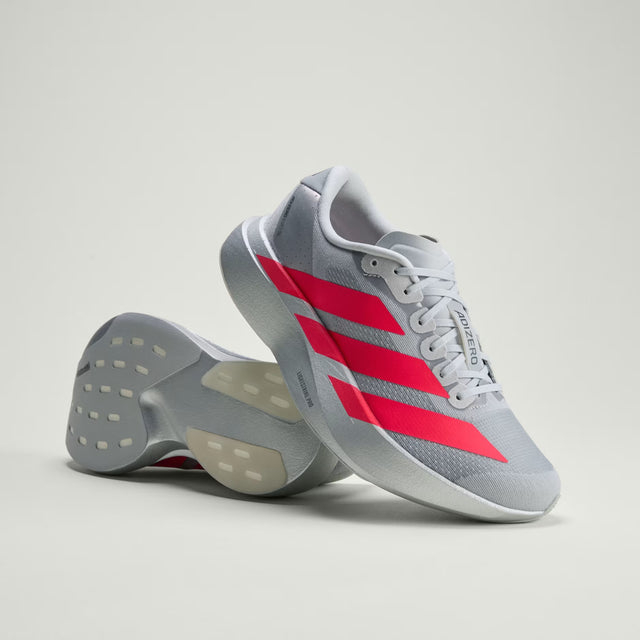 adidas Adizero Evo SL - Silver Metallic/Lucid Red/Iron Metallic