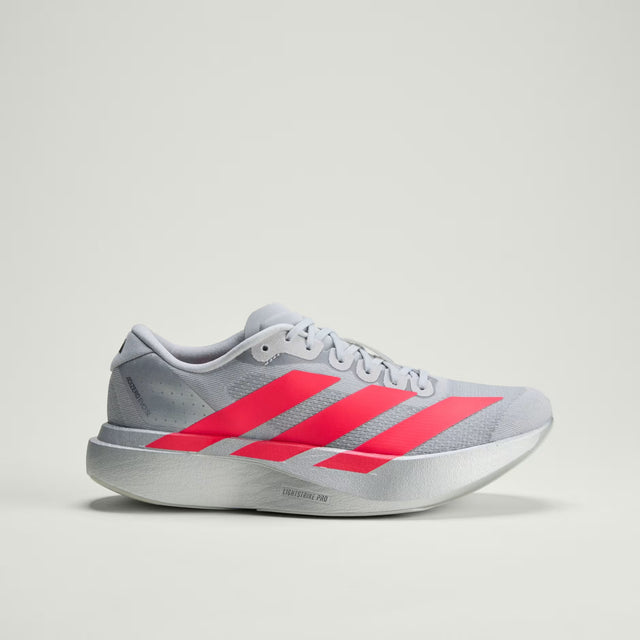 adidas Adizero Evo SL - Silver Metallic/Lucid Red/Iron Metallic