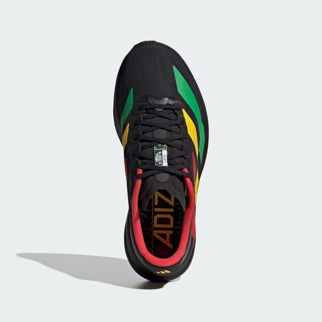 Jamaica Bob Marley x adidas Adizero EVO SL - Black/Vivid Green/Bold Gold-Preorder Item-Navy Selected Shop