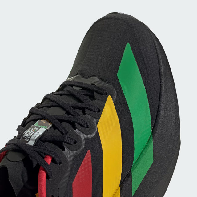 Jamaica Bob Marley x adidas Adizero EVO SL - Black/Vivid Green/Bold Gold-Preorder Item-Navy Selected Shop