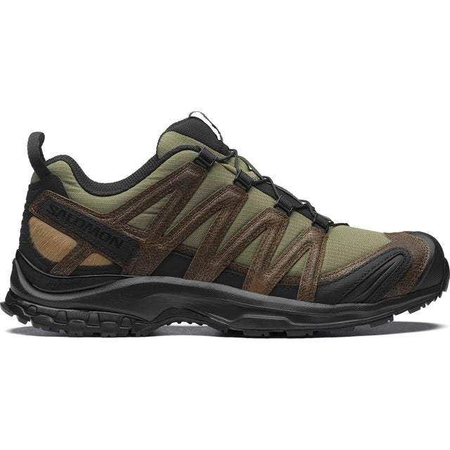 Salomon XA PRO 3D Distressed Leather - Dark Earth/Black/Deep Lichen Green-Preorder Item-Navy Selected Shop