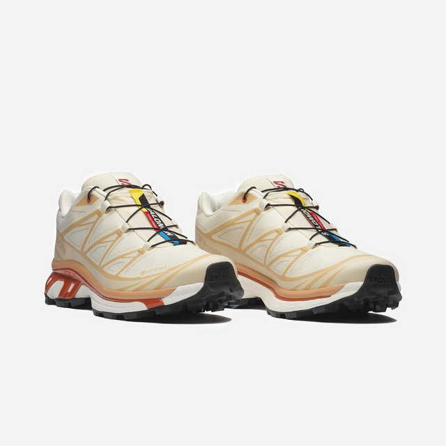 Salomon Lab XT-6 Goretex - Almond Milk/Soft Clay/Ochre-Preorder Item-Navy Selected Shop