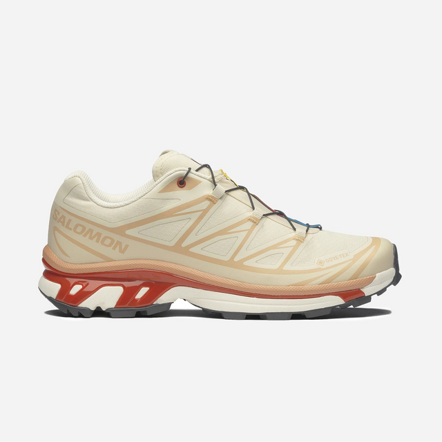 Salomon Lab XT-6 Goretex - Almond Milk/Soft Clay/Ochre-Preorder Item-Navy Selected Shop