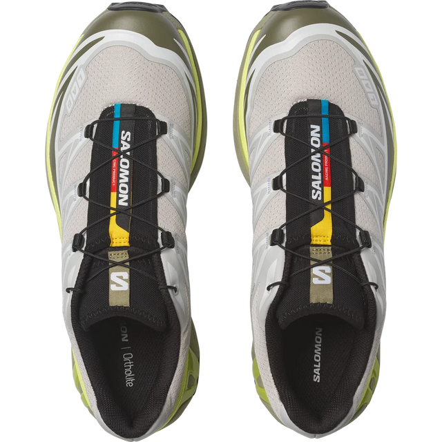 Salomon Lab XT-6 - Lunar Rock/Deep Lichen Green/Bright Chartreuse