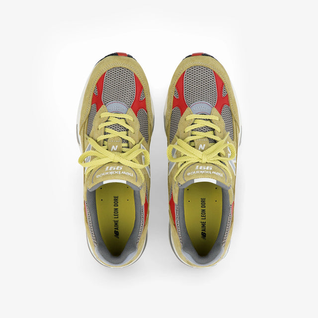 Aimé Leon Dore x New Balance Made in UK 991 - Celery-Preorder Item-Navy Selected Shop