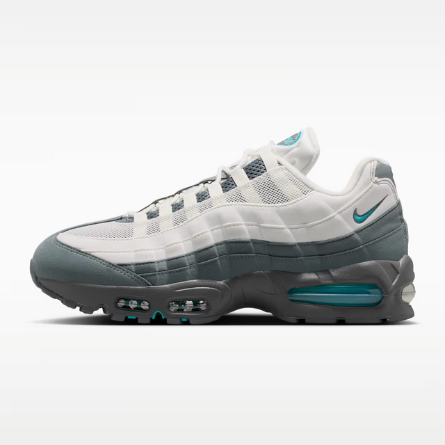 Nike Air Max 95 OG Big Bubble - Summit White/Smoke Grey/Dark Smoke Grey/Dusty Cactus-Preorder Item-Navy Selected Shop
