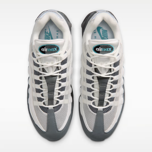 Nike Air Max 95 OG Big Bubble - Summit White/Smoke Grey/Dark Smoke Grey/Dusty Cactus-Preorder Item-Navy Selected Shop