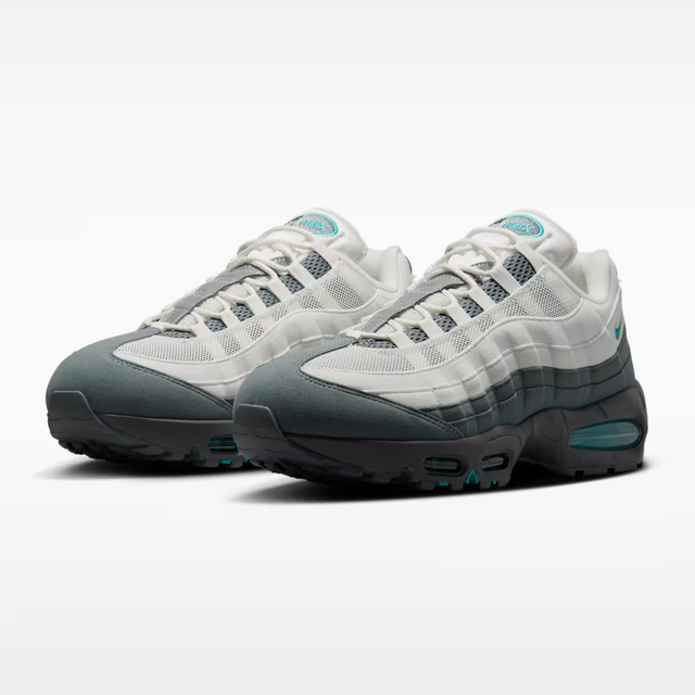 Nike Air Max 95 OG Big Bubble - Summit White/Smoke Grey/Dark Smoke Grey/Dusty Cactus-Preorder Item-Navy Selected Shop