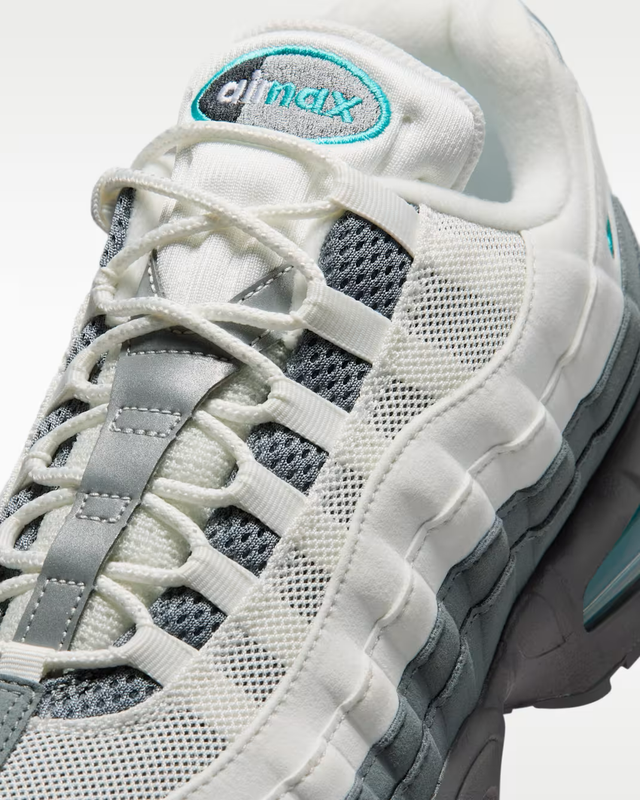 Nike Air Max 95 OG Big Bubble - Summit White/Smoke Grey/Dark Smoke Grey/Dusty Cactus-Preorder Item-Navy Selected Shop
