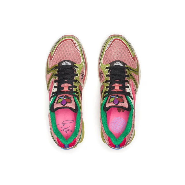 Jae Tips x Saucony Progrid Triumph 4 - Peach/Leaf-Preorder Item-Navy Selected Shop