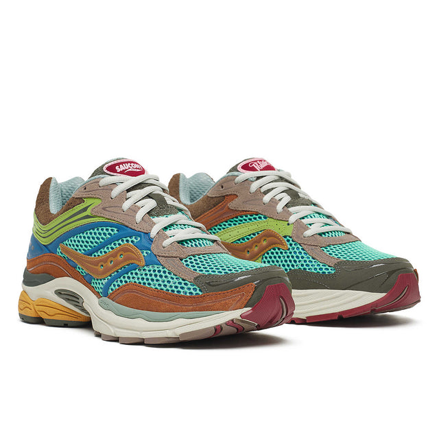 Sneaker Politics x Saucony Progrid Omni 9 "Sportsman’s Paradise" - Blue/Brown-Preorder Item-Navy Selected Shop