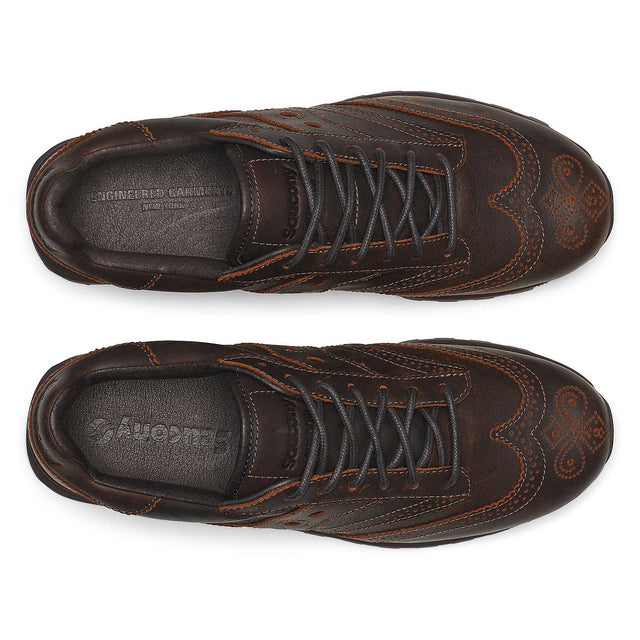 Engineered Garments x Saucony Shadow Original Wingtip - Brown-Preorder Item-Navy Selected Shop