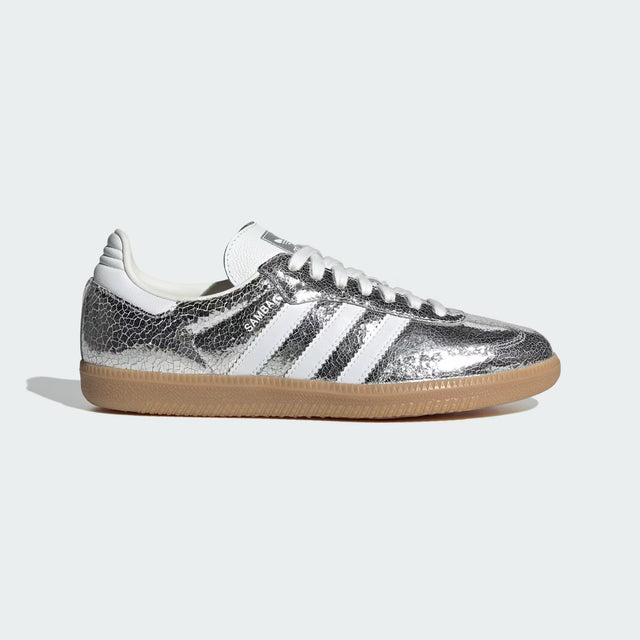 adidas WMNS Samba OG - Silver Metallic/Cloud White/Core White-Preorder Item-Navy Selected Shop