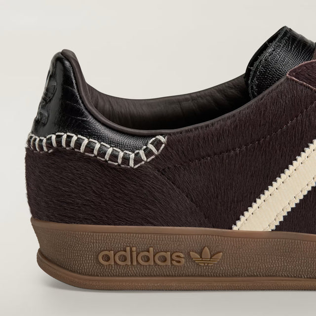 Wales Bonner x adidas Gazelle Pony - Aurora Coffee/Wonder White/Core Black-Preorder Item-Navy Selected Shop