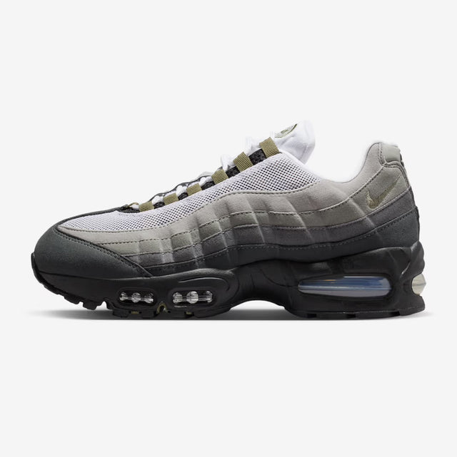 Nike WMNS Air Max 95 Big Bubble - Black/White/Reflect Silver/Medium Olive-Preorder Item-Navy Selected Shop