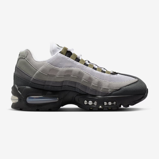 Nike WMNS Air Max 95 Big Bubble - Black/White/Reflect Silver/Medium Olive-Preorder Item-Navy Selected Shop