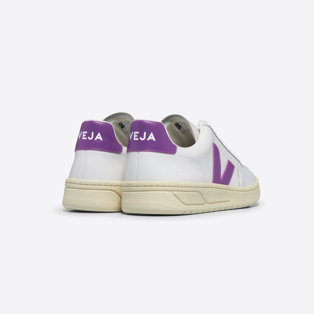 Veja V-12 Leather - White Cosmos-Preorder Item-Navy Selected Shop