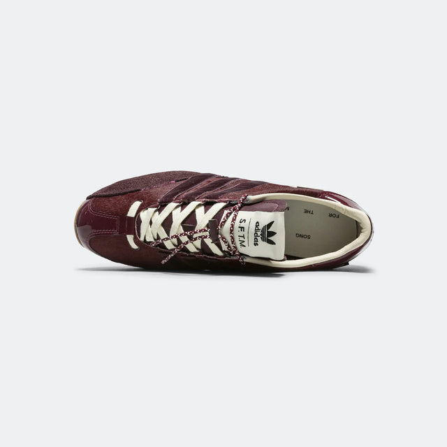 Song For The Mute x adidas Country OG - Maroon/Core Black/Crew White-Preorder Item-Navy Selected Shop