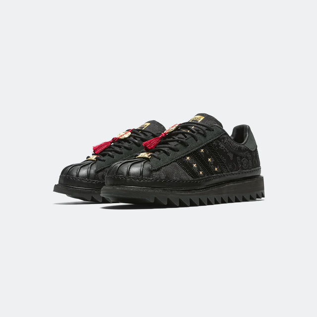 CLOT x Adidas Superstar by Edison Chen "LNY" - Core Black/Carbon/Gold Metallic-Preorder Item-Navy Selected Shop