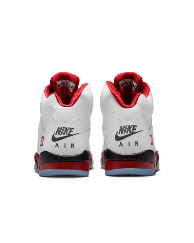 Nike Air Jordan 5 Retro OG - White/Fire Red/Black-Preorder Item-Navy Selected Shop