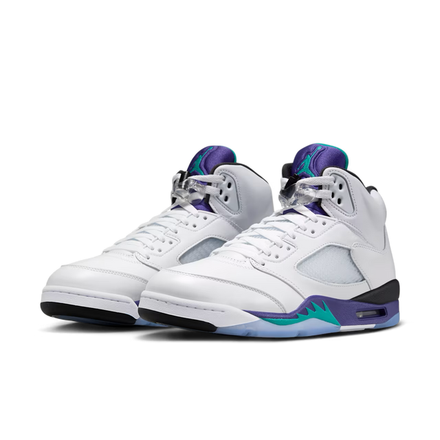 Nike Air Jordan 5 Retro "Grape" - White/New Emerald/Grape Ice/Black-Preorder Item-Navy Selected Shop