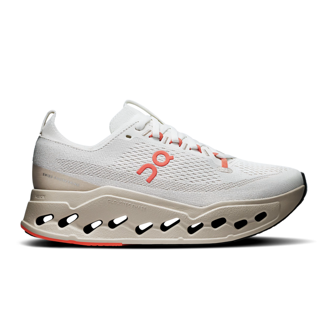 On WMNS Cloudsurfer Max - Ivory/Salmon