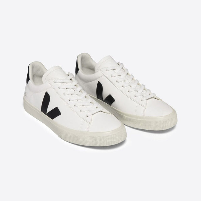 Veja Campo Leather - White Black-Preorder Item-Navy Selected Shop
