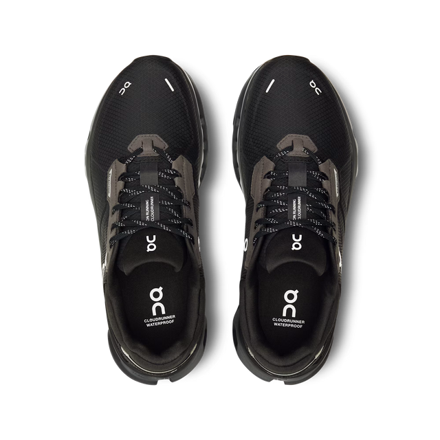 On WMNS Cloudrunner 2 Waterproof - Magnet/Black