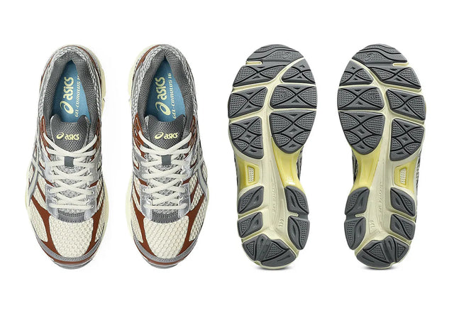 emmi x Asics GEL-Cumulus 16 - Beige/Grey-Preorder Item-Navy Selected Shop