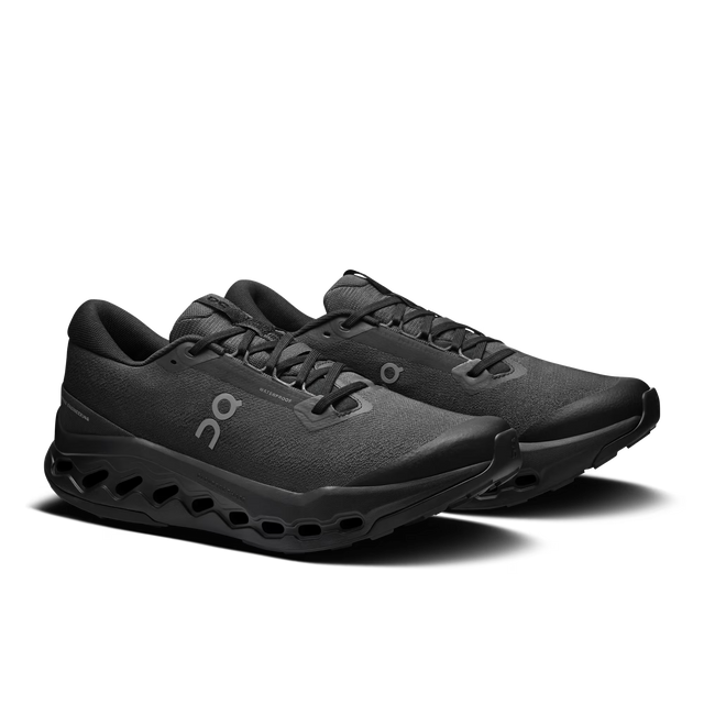 On Cloudsurfer Trail 2 Waterproof - Black/Black