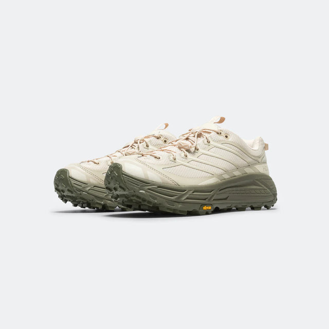 Hoka Mafate Three 2 - Oat Milk/Eucalyptus-Preorder Item-Navy Selected Shop