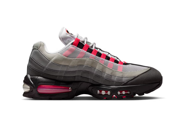 Nike Air Max 95 "Big Bubble" -  Black/Medium Ash/Dark Pewter/Solar Red