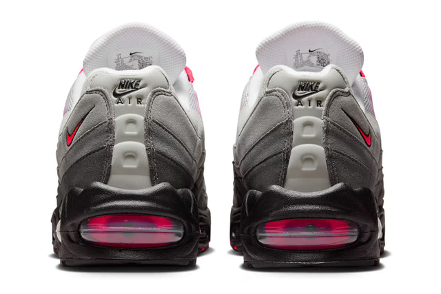 Nike Air Max 95 "Big Bubble" -  Black/Medium Ash/Dark Pewter/Solar Red