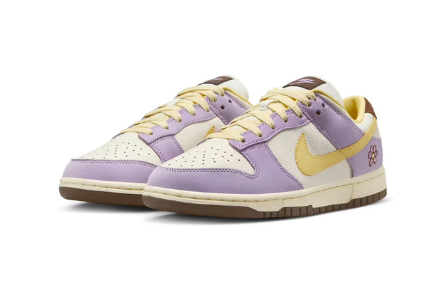 Nike WMNS Dunk Low Premium - Lilac Bloom/Soft Yellow/Sail/Coconut Milk/Baroque Brown-Preorder Item-Navy Selected Shop