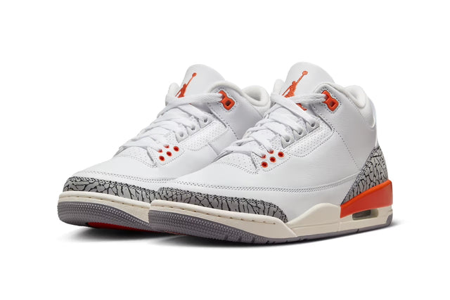 Nike WMNS Air Jordan 3 Retro - White/Cosmic Clay/Sail/Cement Grey/Anthracite-Preorder Item-Navy Selected Shop