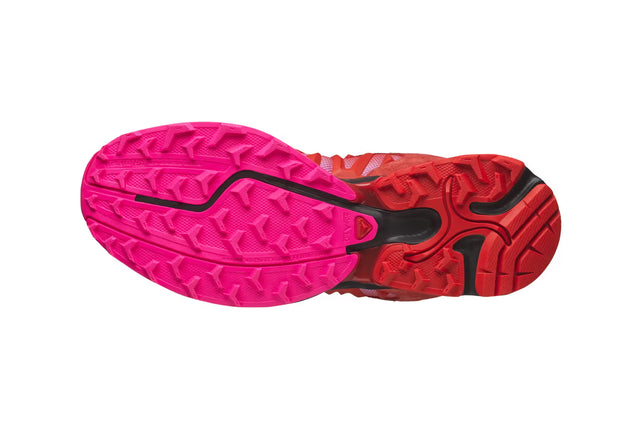 Aries x Salomon Lab XT-Whisper - Fiery Red/Fuchsia Pink/Black
