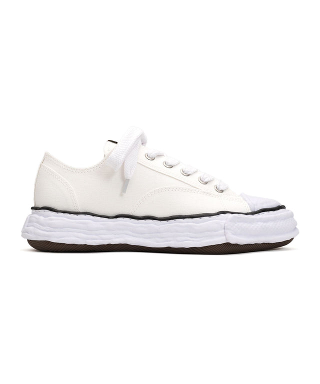 Maison MIHARA YASUHIRO "PETERSON23" OG Sole Canvas Low-top - White-Preorder Item-Navy Selected Shop