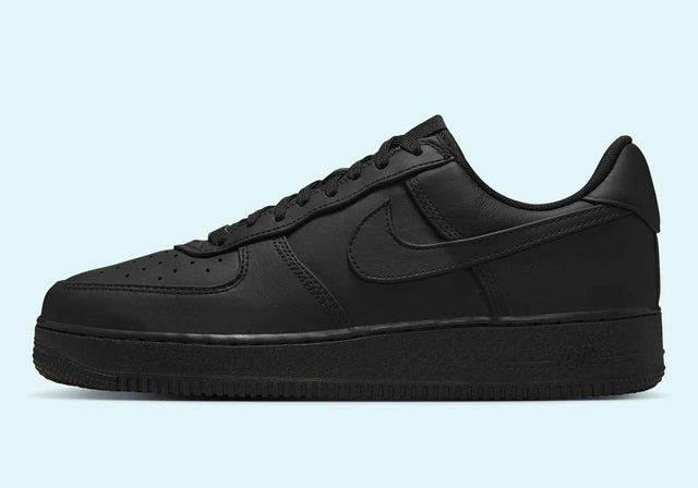 Nike Air Force 1 Low Premium - Black-Preorder Item-Navy Selected Shop
