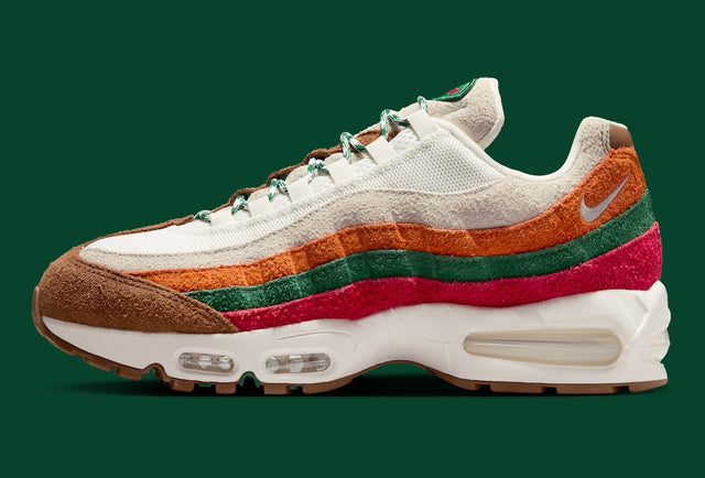 Nike Air Max 95 Big Bubble “7-Eleven” - Sail/Total Orange/Sport Green/Metallic Silver