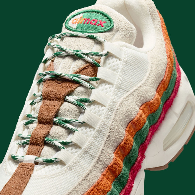 Nike Air Max 95 Big Bubble “7-Eleven” - Sail/Total Orange/Sport Green/Metallic Silver