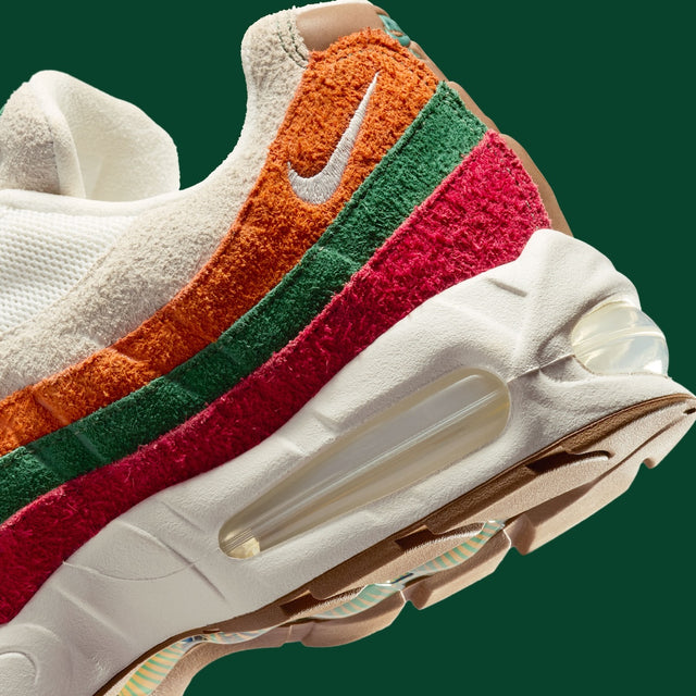 Nike Air Max 95 Big Bubble “7-Eleven” - Sail/Total Orange/Sport Green/Metallic Silver