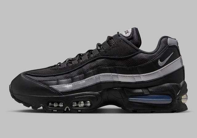 Nike Air Max 95 OG Big Bubble - Black/White/Metallic Silver-Preorder Item-Navy Selected Shop